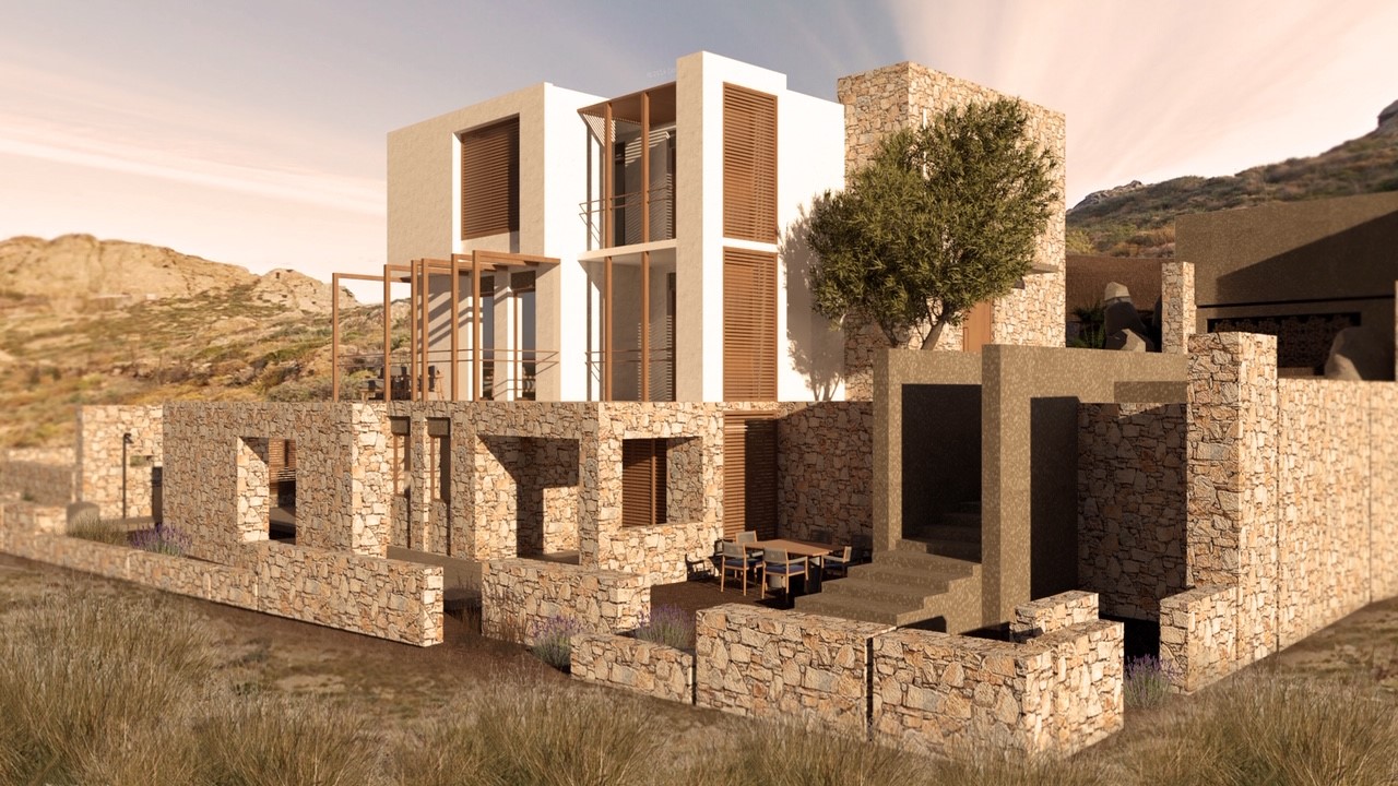 Unfinished House Naxos Island